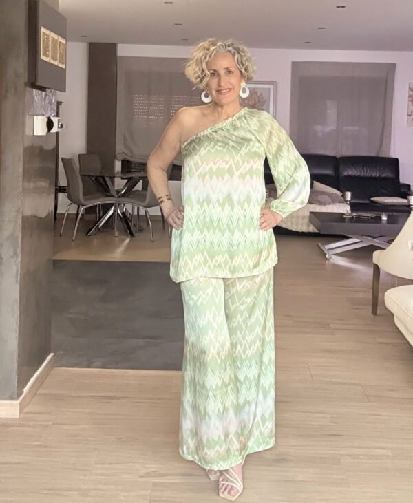 Conjunto Violeta Verde