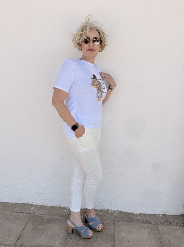 Pantalón Lazo Blanco - Imagen 4