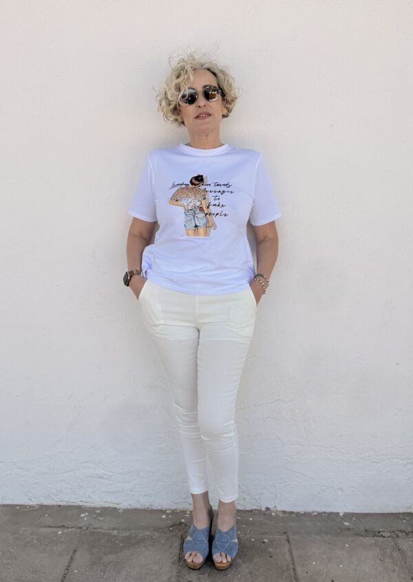 Pantalón Lazo Blanco - Imagen 3