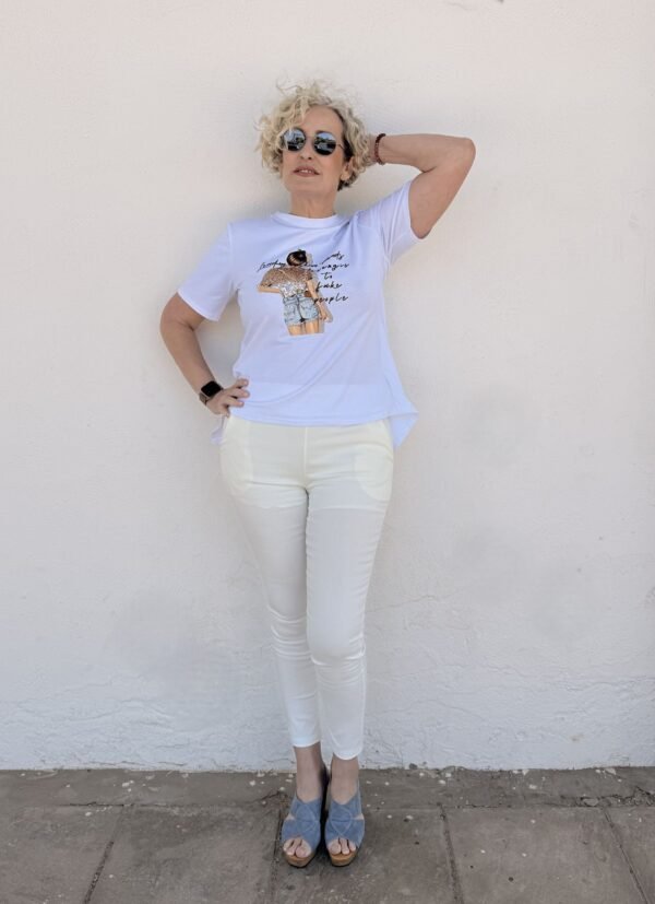 Pantalón Lazo Blanco