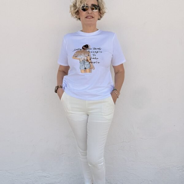 pantalon lazo blanco