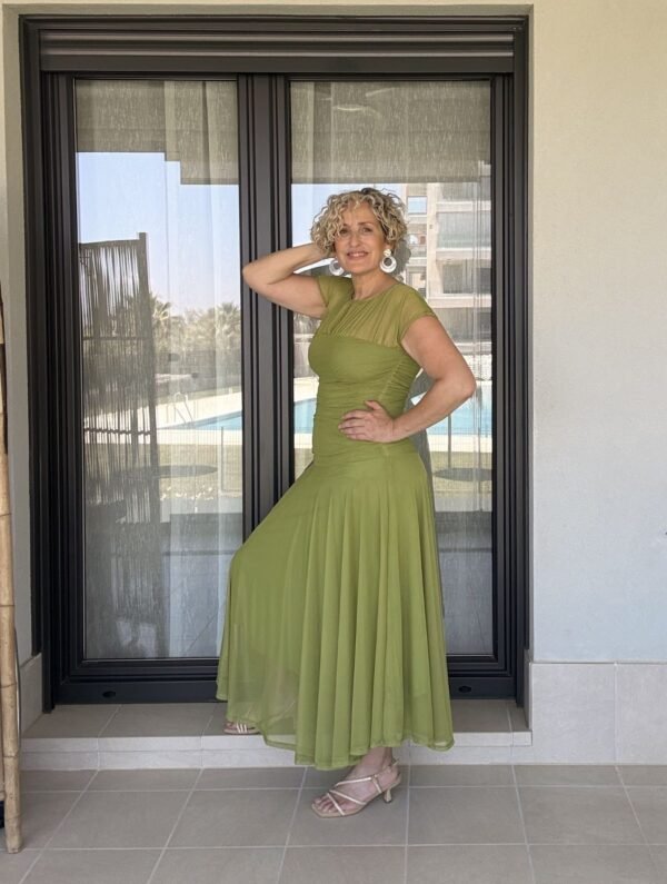 Vestido Aria Verde - Imagen 11